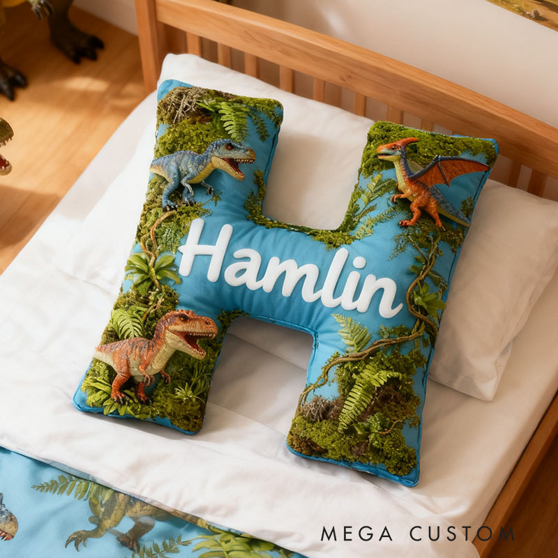 Personalized Graphic 3D Print Dinosaur Sky Park Movie Pillow for Cartoon Lovers Initial Pillow Christmas Birthday Party Gift for Kids and Movie Lovers