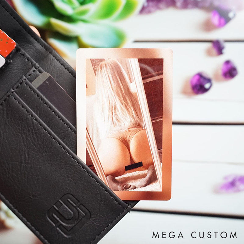 Personalized Boudoir Photo Wallet Insert Custom Photo and Love Note Wallet Card for Men Valentine's Photo Gifts Boyfriend Gift