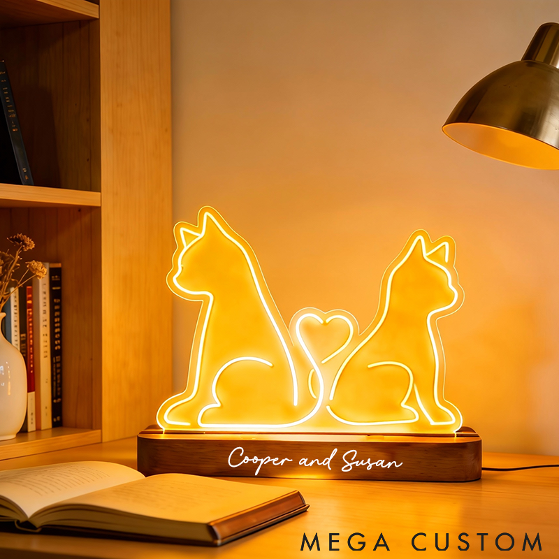 Personalized Pet Lover Pet Lover Valentine Light