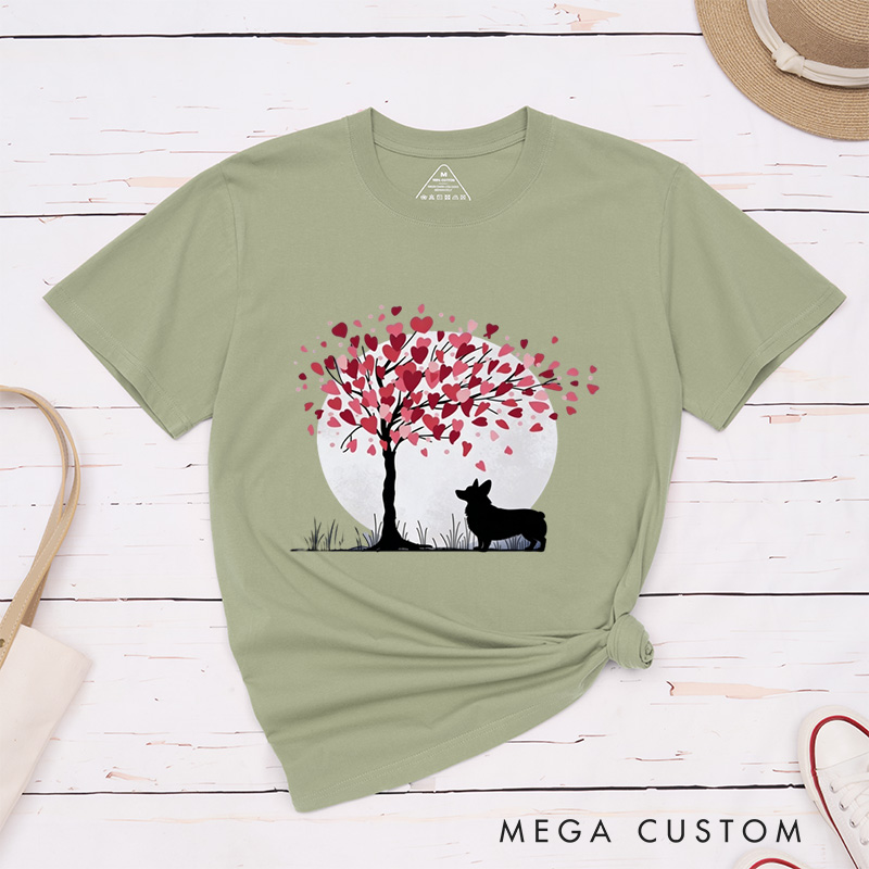 Personalized Pet Lover Funny Valentine Highland Cow T-Shirt