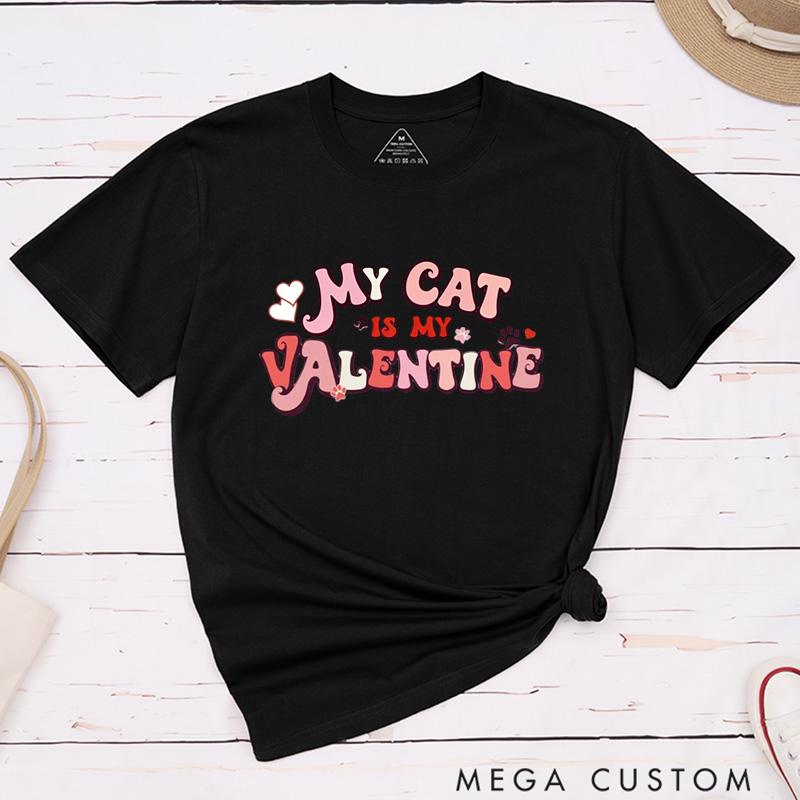 Personalized Pet Lover Funny Valentine Pet and Moon T-Shirt