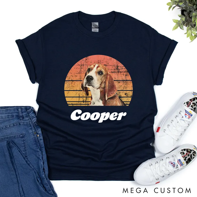 Personalized Pet Lover Funny Custom Pet Vintage T-Shirt