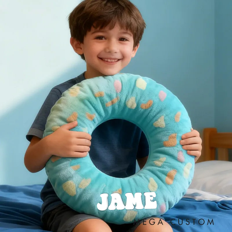 Personalized Swimming Ring Pillow Throw Pillow Graphic 3D Print Swimming Fitness Decoration Pillow Exercise Sport Pillow Female Swimmer Holiday Gift Custom Swim Pool Keepsake for Kids or Teens Swimming Lovers
