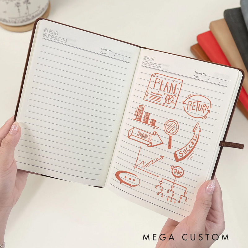 Personalized Riding Journal PU Leather Notebook with Photo Custom Name Birthday Gift for Horse Lovers Riding Lovers Equestrian Lovers