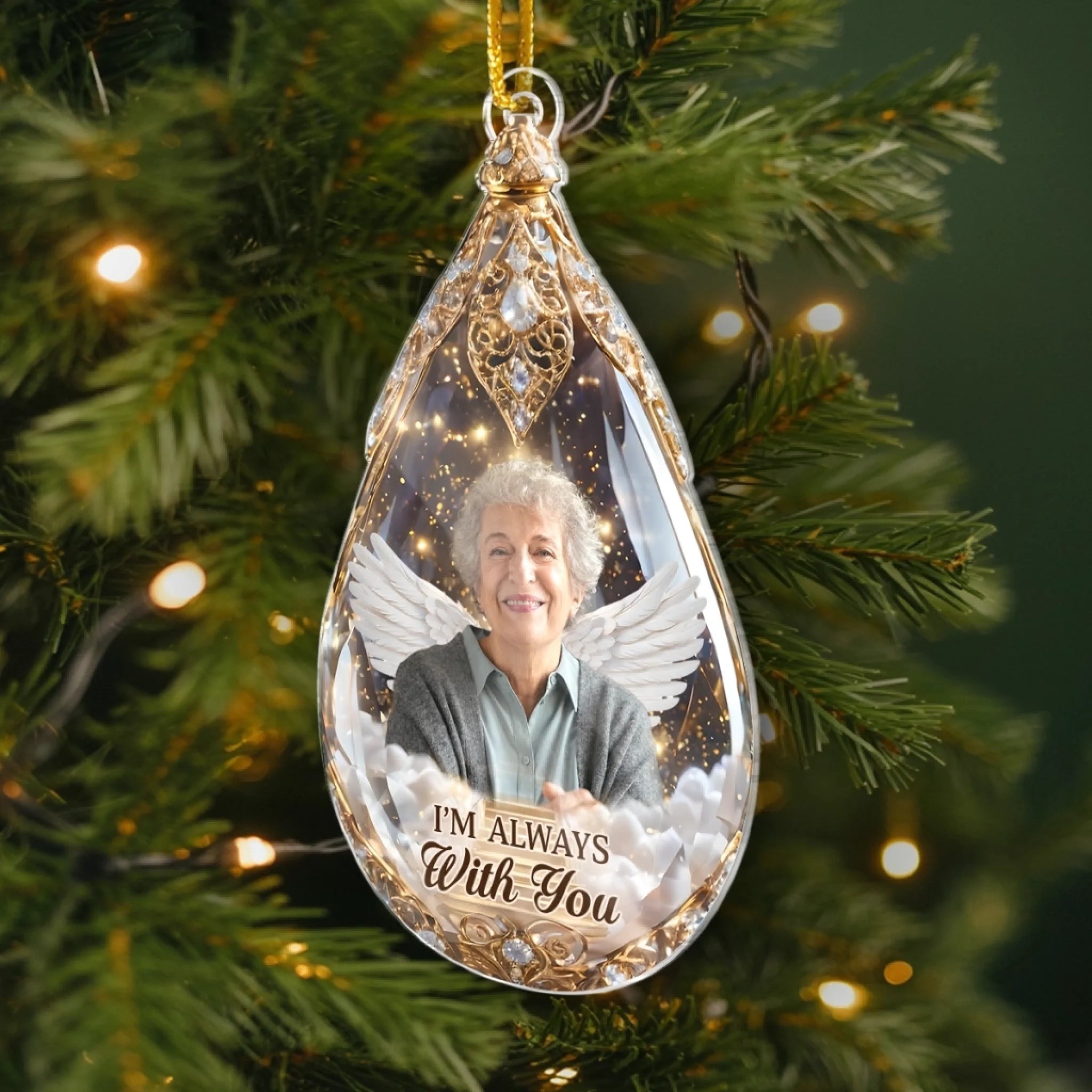 Personalized Memorial Ornament The Moment My Heart Changed Forever Remembrance Keepsake Sympathy Gift