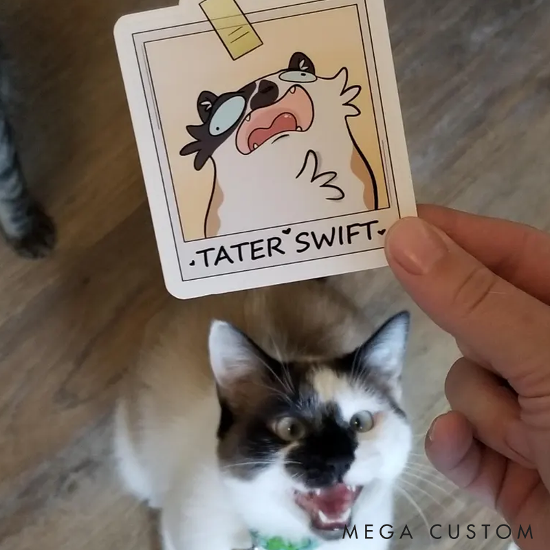 Personalized Pet Lover Funny Pet Photo Image Stickers