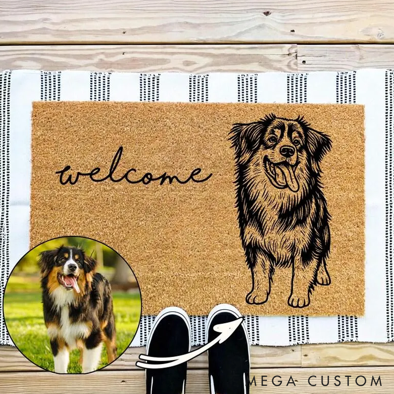 Personalized Pet Lover Custom Pet Welcome Doormat