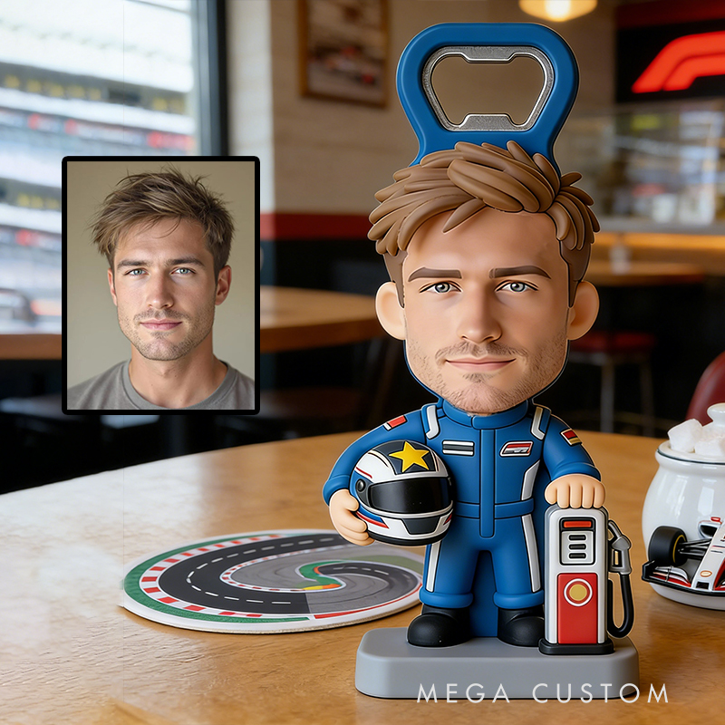 Personalized Car-Themed Bottle Opener Celebrate Your Love for Racing with Every Drink