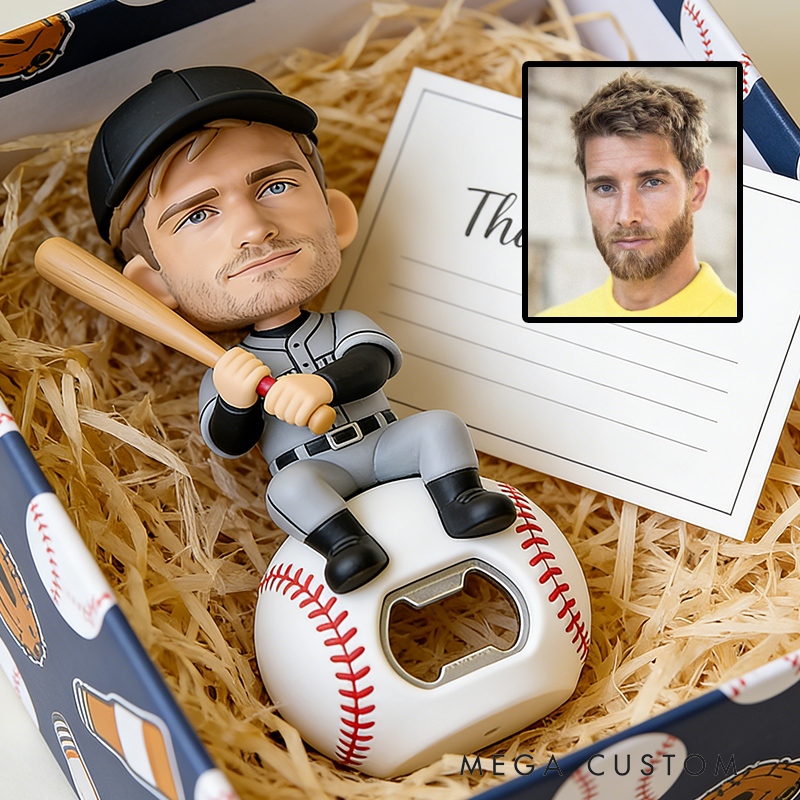 Personalized Baseball Field Bottle Opener Celebrate Your Love for the Game with this Unique Item