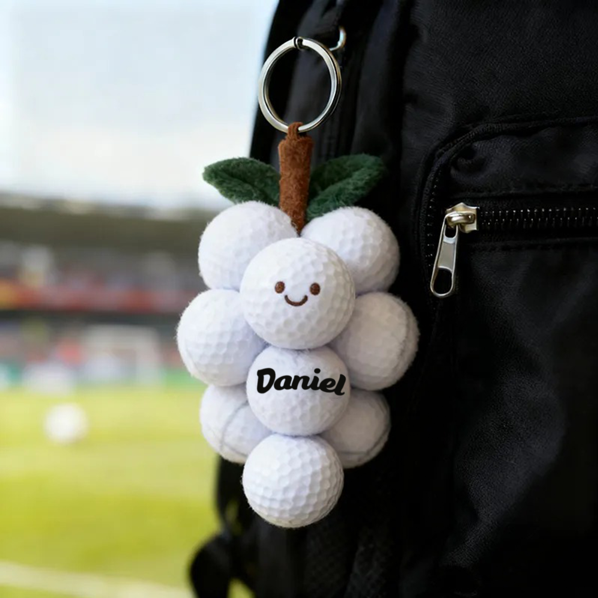 Personalized Cute Basketball Keychain for Athletes and Enthusiasts