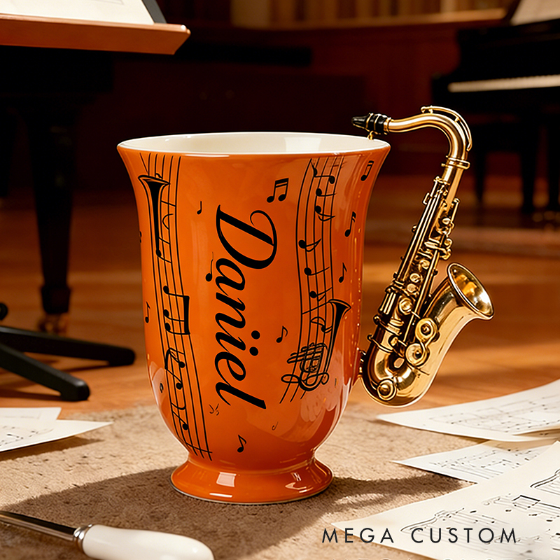 Personalized Musical Instrument Coffee Mug a Unique Way to Celebrate Your Love for Music