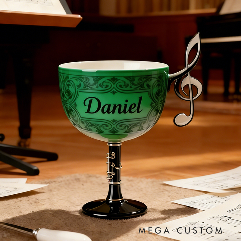 Personalized Music Lover's Tumbler Every Sip of Coffee Conveys a Passion for Music
