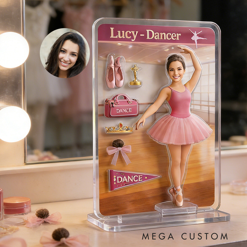 Personalized Ballet Themed Acrylic Decor Custom Photo Gifts The Perfect Present for Ballet Lovers
