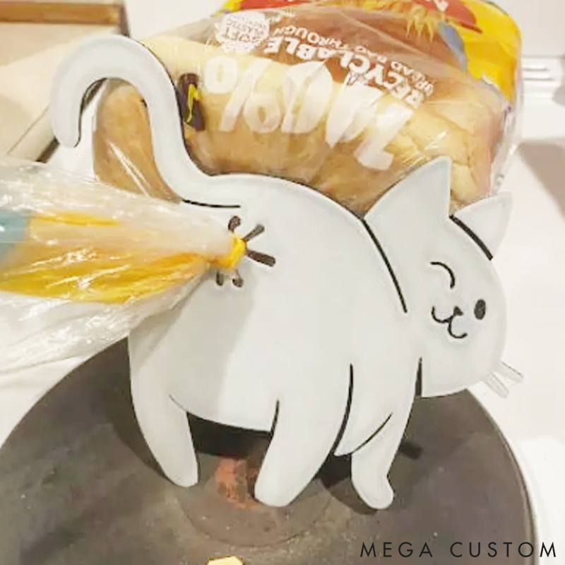 Personalized Pet Lover Funny Pet Butt Bread Clip