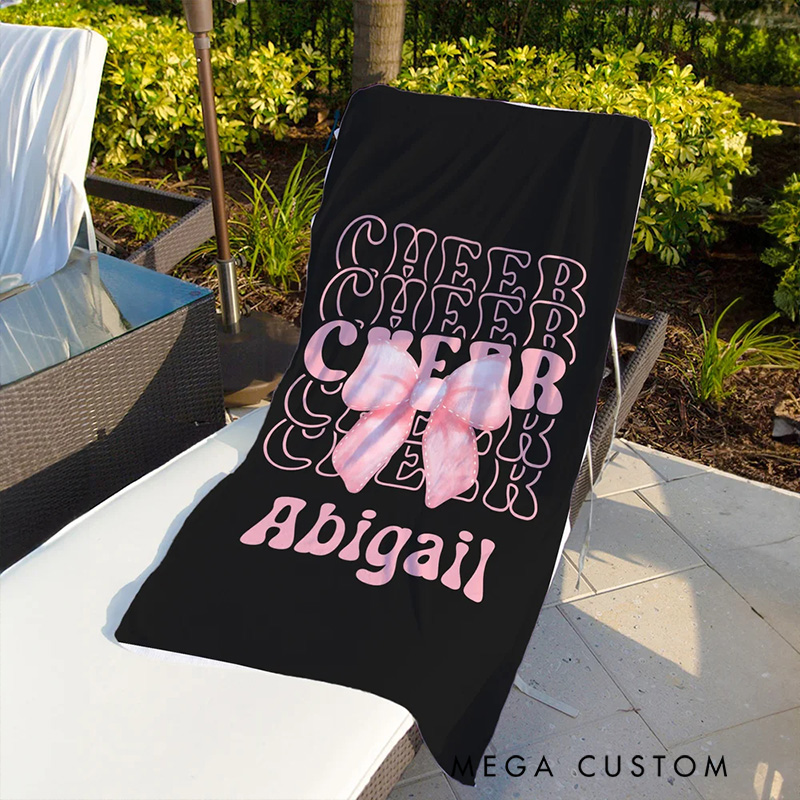 [Copy]Personalized Softball and Baseball Stylish Design Beach Towel with Custom Name and Number