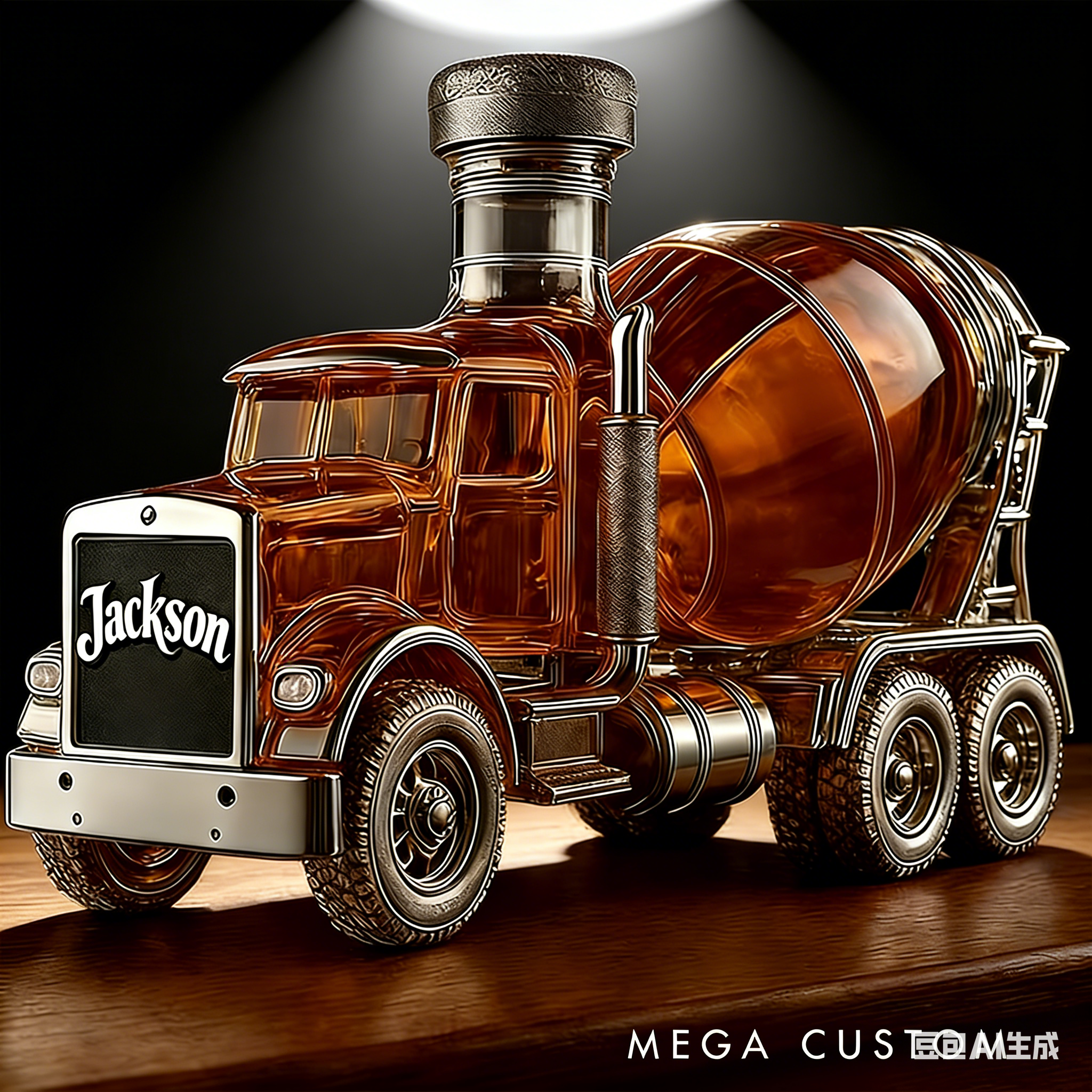Personalized Whiskey Gifts Custom Name Truck Shaped Liquor Bottle Creative Car Theme Whiskey Decanter for Men