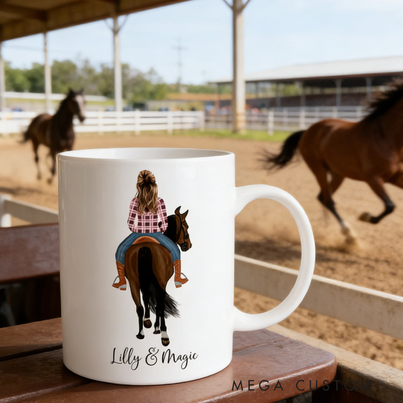 Personalized Horse Owner Mug Horse Riding Gift for Riding Lovers
