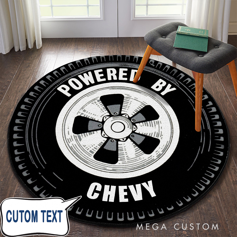 Personalized Hot Rod Mat with Custom Name Design for Racers and Racing Lovers