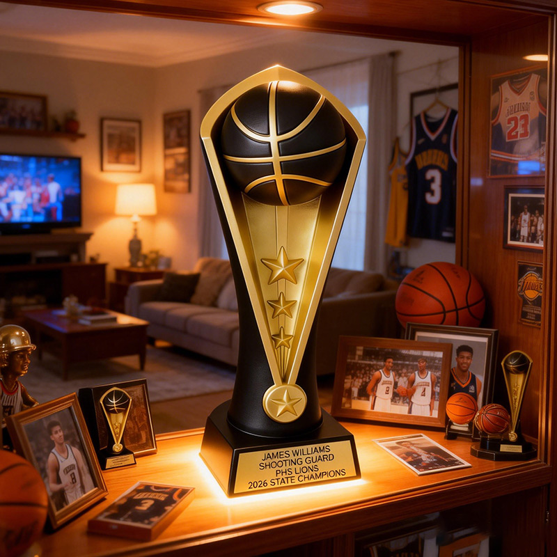 Personalized Basketball Trophy Trophy for Basketball Players 3D Printed Trophy