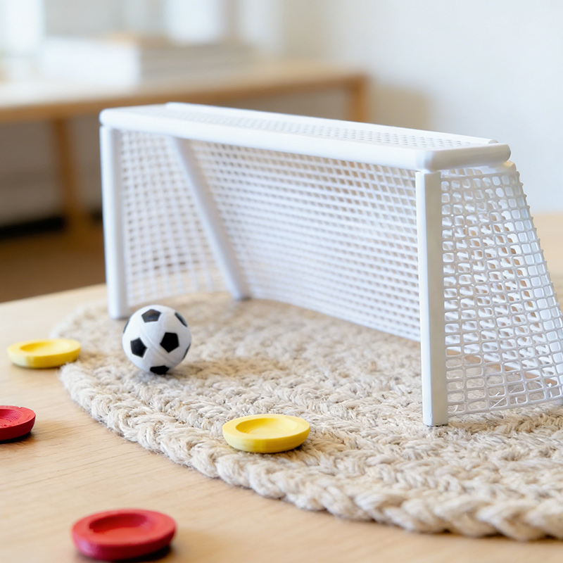 Personalized Desktop Soccer 3D Printable Handcrafted Portable Subbuteo Set