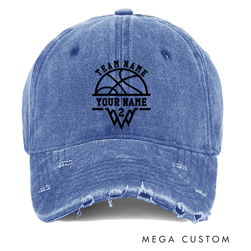 [Copy]Personalized Graduation Basketball Cap with Custom Name and Number Design