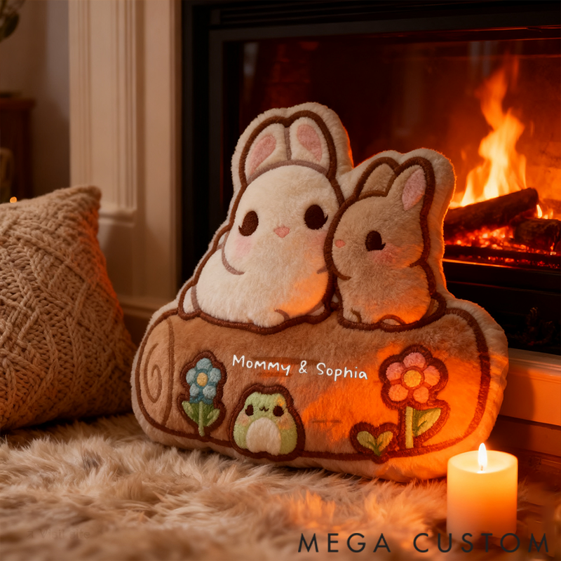 Personalized Cute Rabbit Pillow Adds Warmth to Your Cozy Corner 3D Printed Design