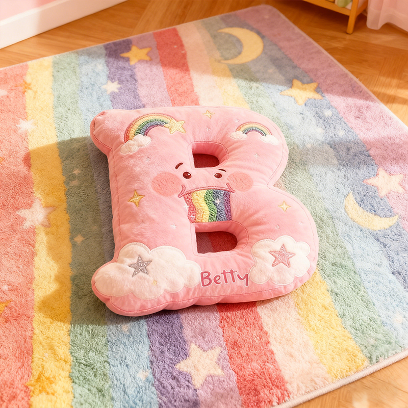 Personalized Cartoon-Style Funny Face Pillow Unique Gift