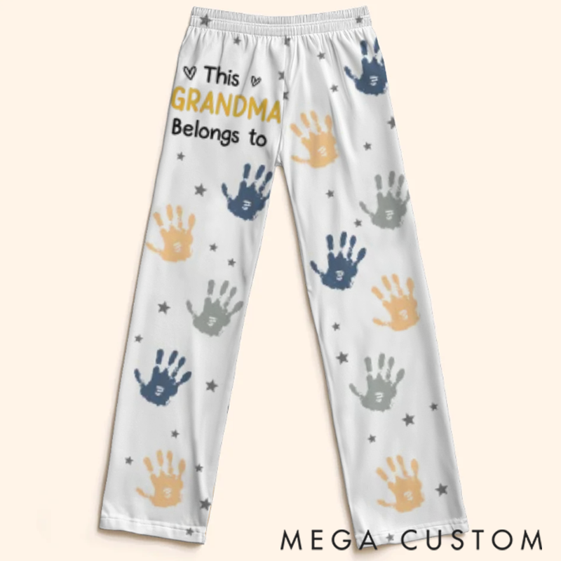  Personalized Grand Hearts Endless Warmth Christmas Pajama Pants Gifts for Grandpa Grandma