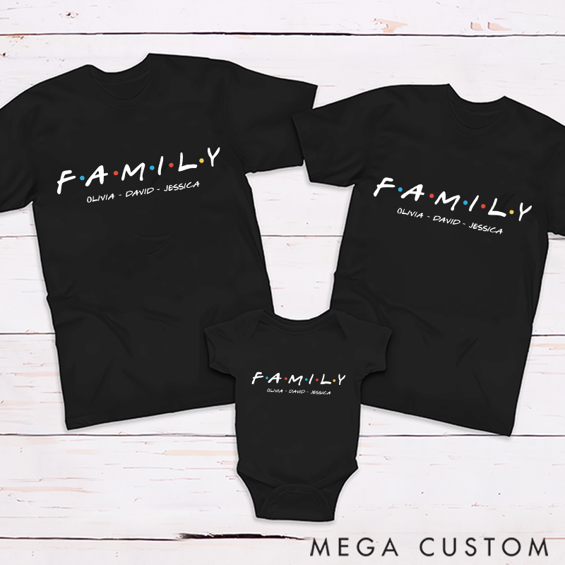Personalized Family Matching Outfits Gift for Family 