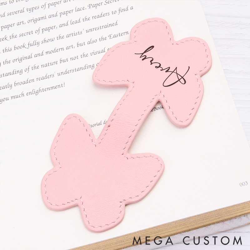 Personalized Leather Bookmarks Butterfly Bookmarks Custom Engraved Bookmarks