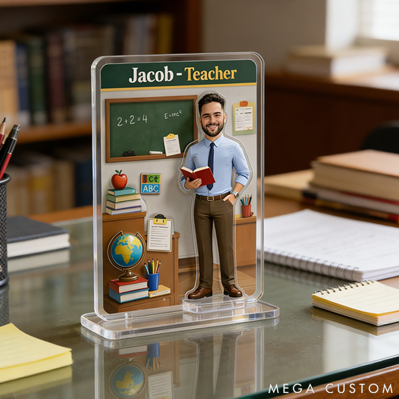 Personalized Acrylic Figurine Stands the Perfect Gift Showcasing Unique Style Suitable for Any Occasion