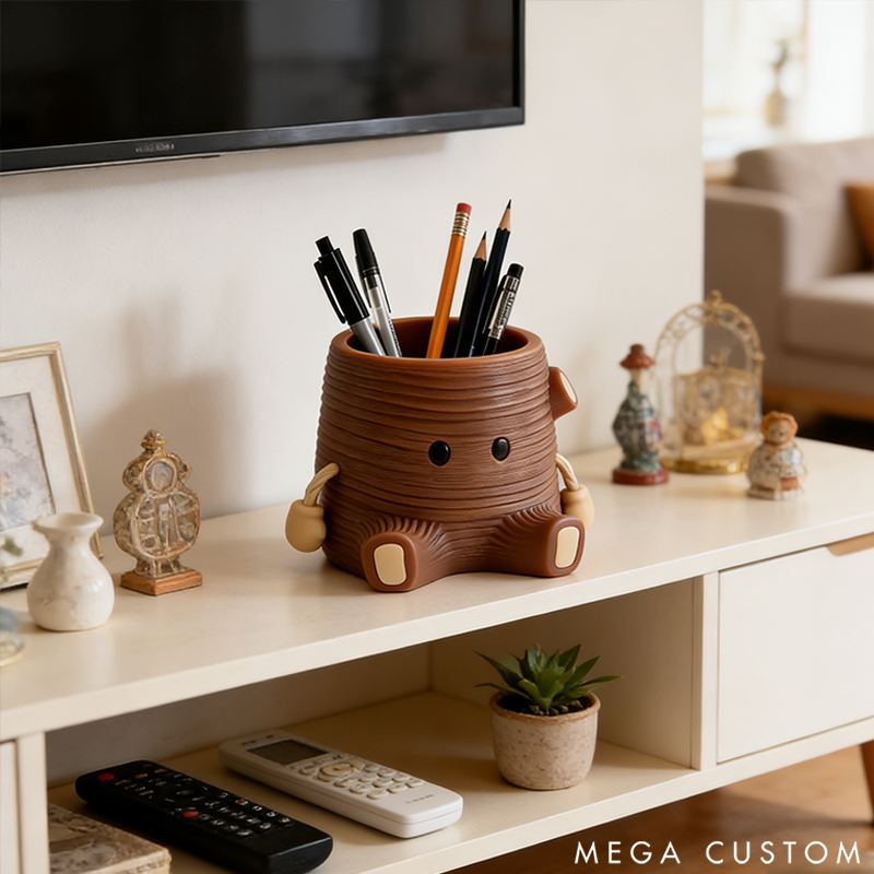 Personalized Cute Desktop Pencil Holder Unique Office Decor Gift