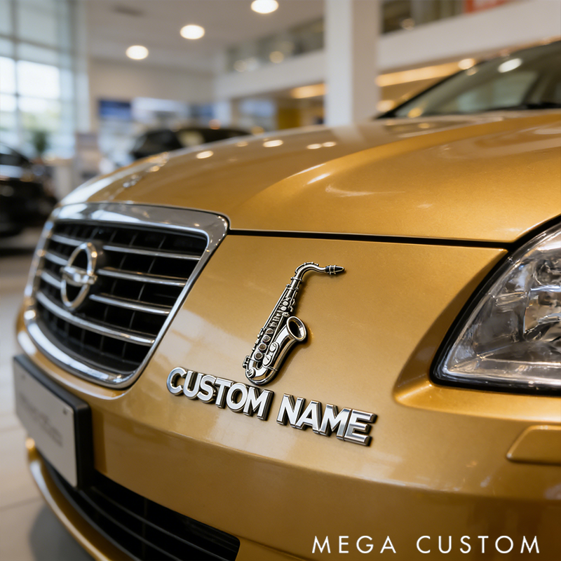 Personalized Music Themed Car Decal a Unique Touch for Every Music Fan