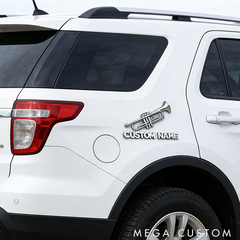 Personalized Vehicle Insignia Showcasing Your Love for Music Perfect for Any Car