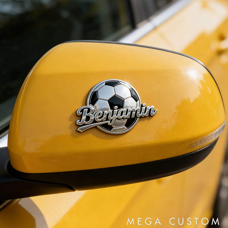 Personalized Car Badge Sports Emblem for Your Car Perfect for All Sports Lovers