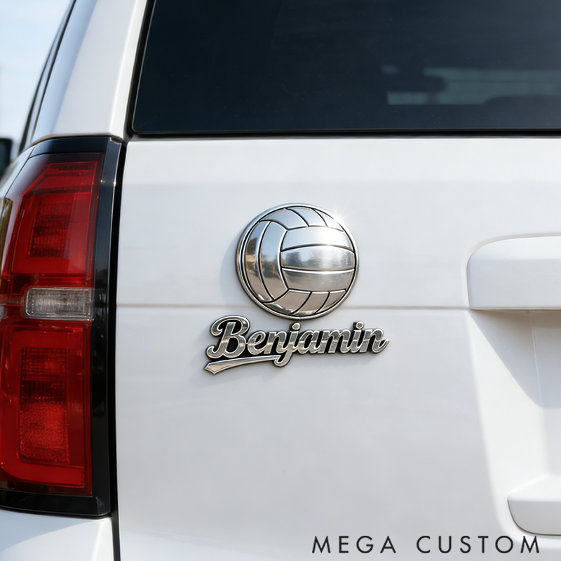 Personalized Car Badge Designed for Those Who Embrace an Energetic Lifestyle