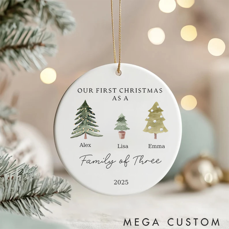 Personalized Family Christmas Ornaments Capture the Magic of the Holidays with Your Names