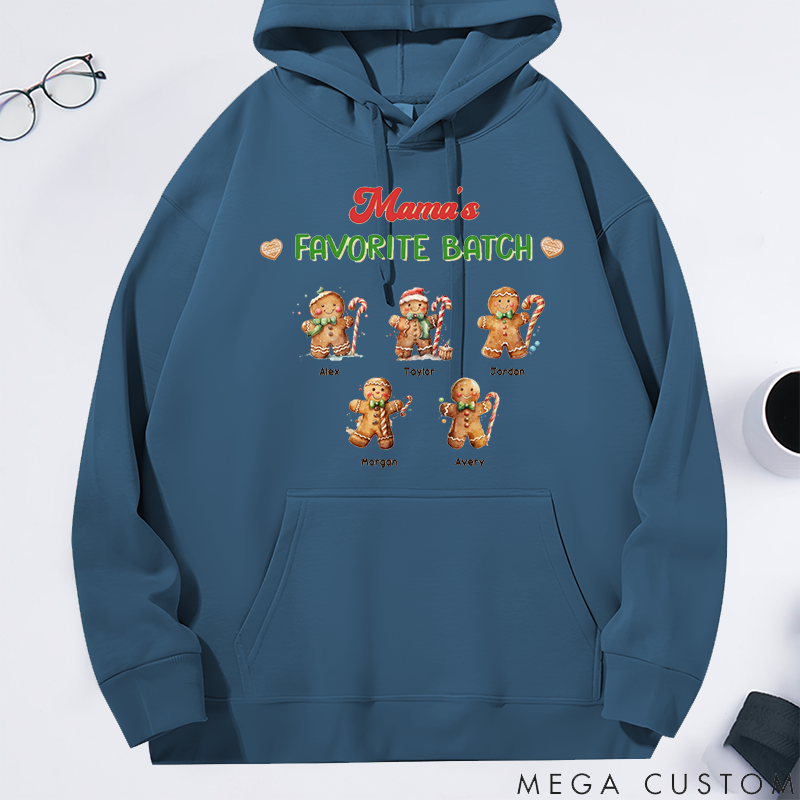 Personalized Mother Favorite Batch Christmas Classic Hoodie Gift for Mom Grandma