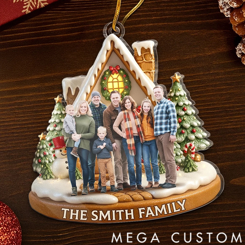 Personalized Christmas Ornament Gifts for family Christmas Sparkles with Love at Home