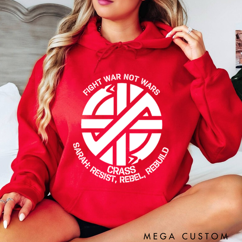 Personalized Classic Hoodies Crust Anarcho Punk Lovers Hoodie