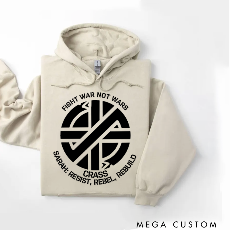 Personalized Classic Hoodies Crust Anarcho Punk Lovers Hoodie