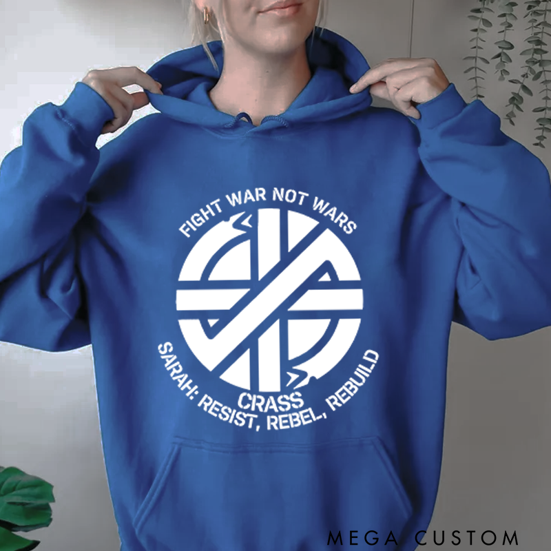 Personalized Classic Hoodies Crust Anarcho Punk Lovers Hoodie