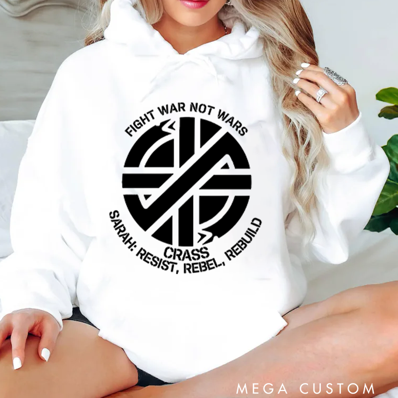 Personalized Classic Hoodies Crust Anarcho Punk Lovers Hoodie