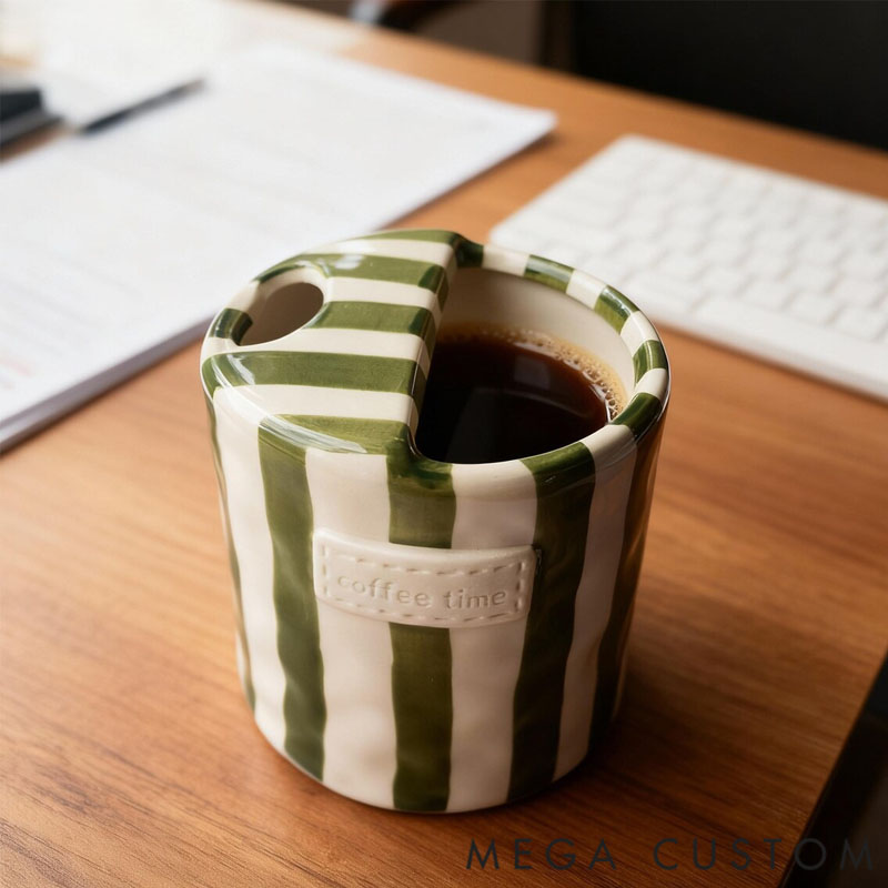 Personalized To Go Ceramic Tumbler with Name Gift for Mom