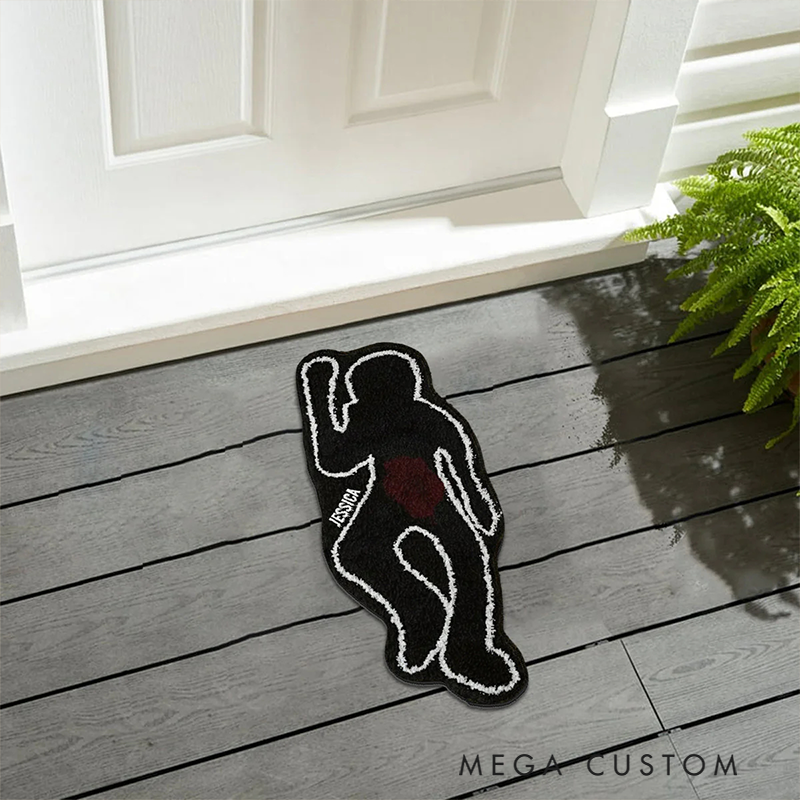 Personalized Policeman True Crime Era Rug Custom Name Rugs Policeman Funny Gifts