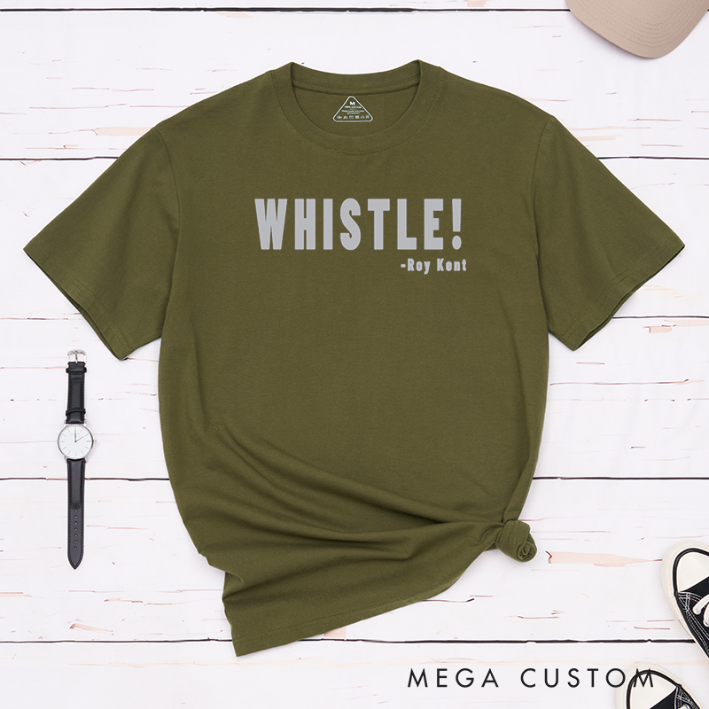 Personalized "Whistle!" Sport T-Shirt with Custom Name