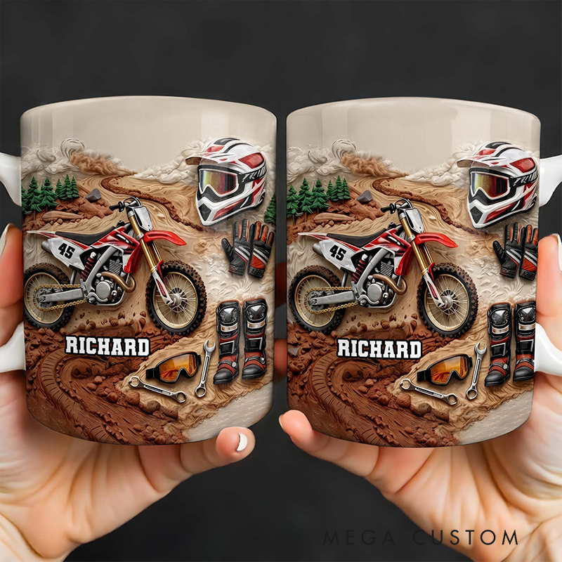 Personalized Your Passion Coffee Mug Gift for Motocross Riders