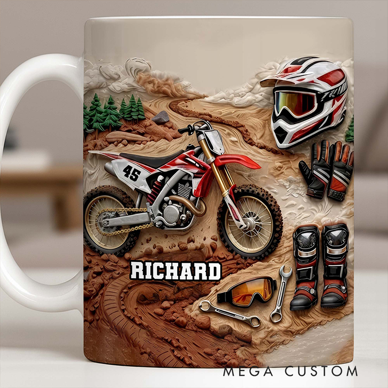 Personalized Your Passion Coffee Mug Gift for Motocross Riders
