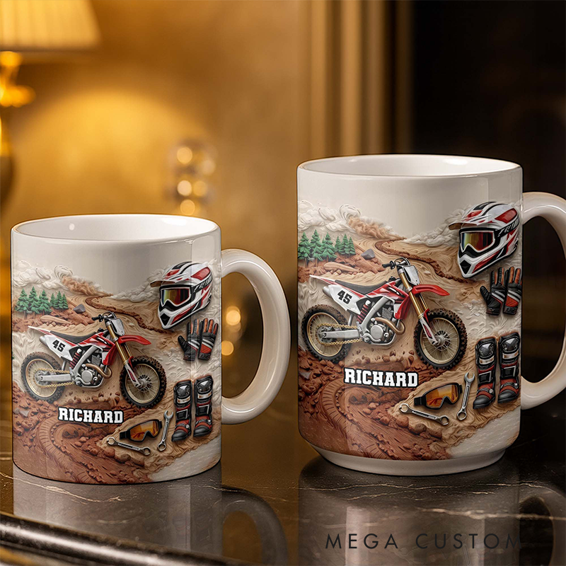 Personalized Your Passion Coffee Mug Gift for Motocross Riders