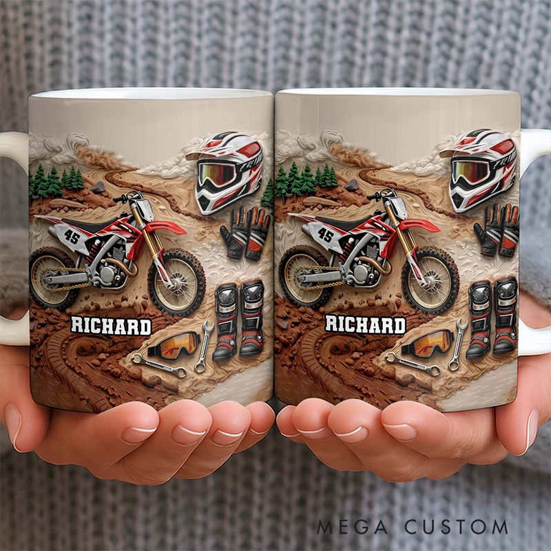 Personalized Your Passion Coffee Mug Gift for Motocross Riders